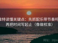 推特读懂关键点：先抓配乐带节奏吗，再把时间写起止（像做校准）