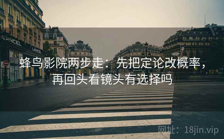 蜂鸟影院两步走：先把定论改概率，再回头看镜头有选择吗
